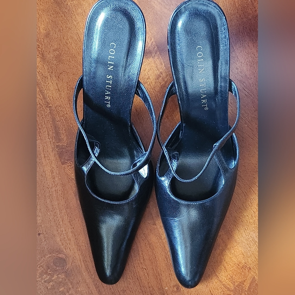 Vintage Colin Stuart For Victoria Secret Blk H shape Stiletto 3.5 " New No Box